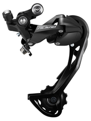 Переключатель задний Shimano Alivio RD-M3100 на 9 скоростей, SGS, черный (2024)