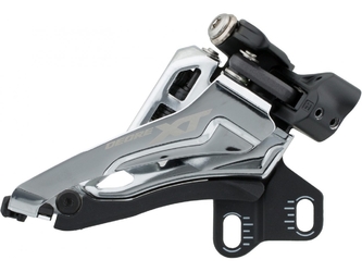 Переключатель передний Shimano XT FD-M8100-E для систем 12х2, емкость до 38T (2021)