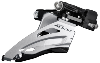Переключатель передний Shimano Alivio FD-M4020-M для систем 9х2, емкость до 36T (2021)