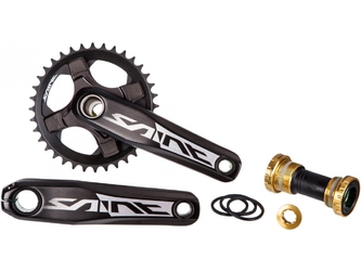 Система шатунов Shimano Saint FC-M820 36Т, 1х10, с кареткой 68/73мм (2021)
