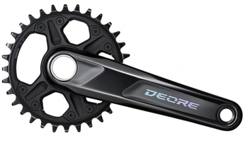 Система шатунов Shimano Deore FC-M6130-1, 1x12, 32T, без каретки, 175мм (2021)