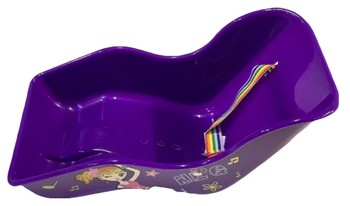 Кресло XLINE детское для КУКОЛ универс. крепл. на раму с ремешками, фиолетовое (2021)