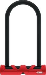 Велозамок ABUS Ultimate 420/170HB, 230х100 мм+Us, скоба, 17 мм, на ключ, красно-черный (2021)