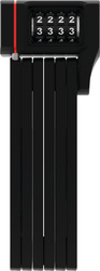 Велозамок ABUS Bordo uGrip 5700C/80 см, складной, кодовый 4-х разрядный, с кронштейном, черный (2021)