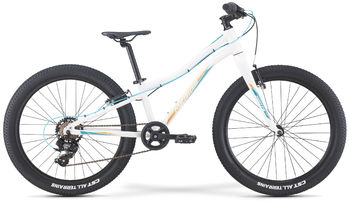 Подростковый велосипед Merida Matts J.24+ Eco GlossyWhite/TealGold (2022)