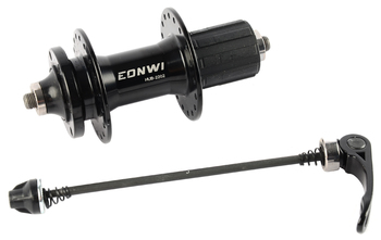 Втулка задняя EONWI XC, 10x135мм, под кассету 8-11 скоростей, дисковый тормоз (6 болтов), промподшипник, под эксцентрик (2024)