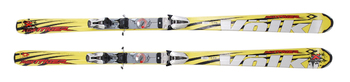 Горные лыжи Б/У Volkl Rent Tiger Yellow + Marker 3-10 din (2011)
