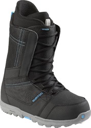 Сноубордические ботинки Burton Invader White/Black/Blue (2016)