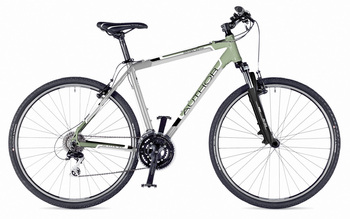 Гибридный велосипед Author Stratos Treasure Silver / Seal Green (Black) matte / Black matte (2015)