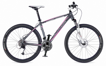 Велосипед MTB Author Traction ASL 27.5 Temple Grey (Pink / White) matte / White (2015)