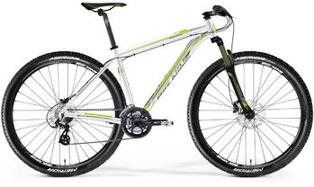 Велосипед MTB Merida BIG.NINE 40 WHITE (LIGHT GREY/GREEN) (2015)