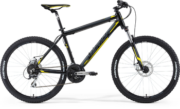 Велосипед MTB Merida 6.20-MD MATT BLACK (DK. GREY/YELLOW) (2015)