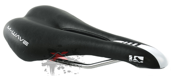 Седло спортивное M-Wave COMP X размер 270х139мм черно-белое (2021)