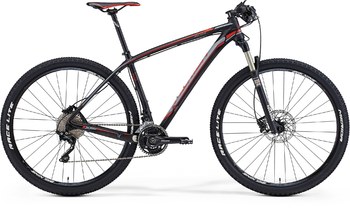 Велосипед MTB Merida Big.Nine 1000 Silk UD (signal red/grey) (2015)