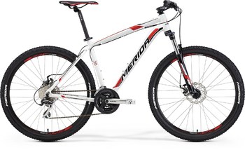 Велосипед MTB Merida Big.Seven 20-MD White (black/red) (2015)