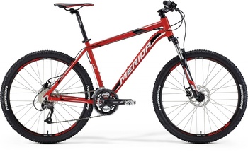 Велосипед MTB Merida Matts 6.40-D Red (white/black) (2015)
