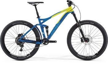 Велосипед двухподвес Merida One-Forty 7.900 Blue/Yellow (2015)