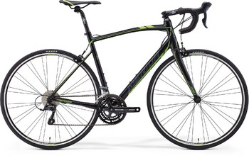 Шоссейный велосипед Merida Ride 100-24 Silk Black (dark grey/green) (2016)