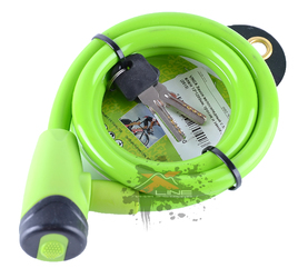 Велозамок VINCA SPORT 12*1200мм GREEN (2016)
