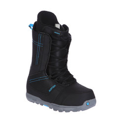 Сноубордические ботинки Burton Invader Black/Cyan (2016)