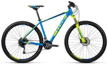 Велосипед МТВ Cube Analog 27,5 Blue and kiwi (2016)