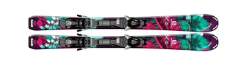 Горные лыжи Salomon Q-Lux Jr с креплениями (2016)
