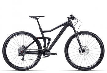 Велосипед двухподвес Cube STEREO 120 HPC 29 RACE Carbon'n'white (2015)