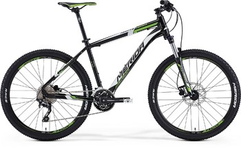 Велосипед MTB Merida MATTS 6.500 MET. BLACK (WHITE/GREEN) (2015)