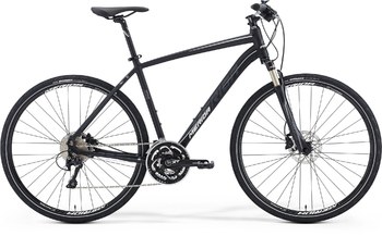 Гибридный велосипед Merida Crossway XT Edition Matt-Black(Grey/White) (2016)