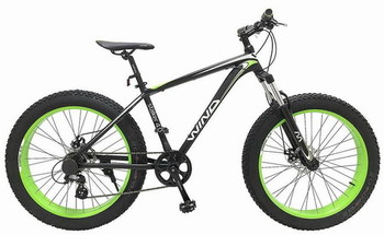 Фэт-байк WIND Stalker 4.0 Black/Green (2017)