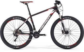Велосипед MTB Merida Big.Seven 1000 Matt UD Carbon (Red/White) (2016)