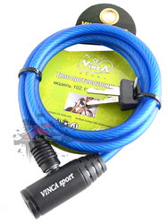 Велозамок VINCA SPORT 8*1200мм Blue (2016)