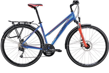 Гибридный велосипед Centurion Crossline 80 EQ-Women (Blue/red/red) (2016)