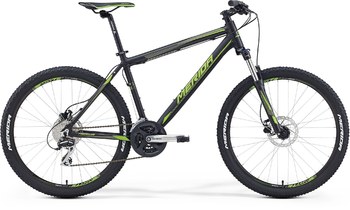 Велосипед МТВ Merida Matts 6.20-D Matt-Black(Green) (2016)