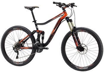 Велосипед двухподвес Mongoose TEOCALI COMP Black / Orange (2015)