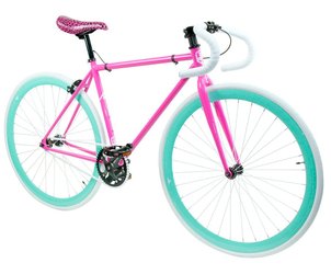 Шоссейный велосипед Zycle Fix GUM DROP Hot Pink / Aqua (2016)