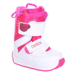 Сноубордические ботинки Burton GROM WHITE/PINK (2016)