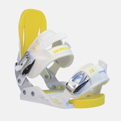 Крепления для сноуборда Bonza FAIR white/yellow (2016)