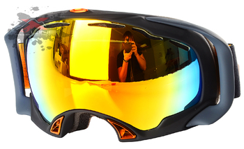 Маска Oakley SPLICE Matte Black / Fire Irid (2016)