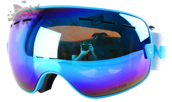 Маска NIXTER Octopus Full HD Matte Blue Mirrored + Blue Revo (2016)