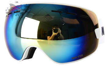 Маска NIXTER Octopus Full HD Matte White Mirrored + Yellow Revo (2016)