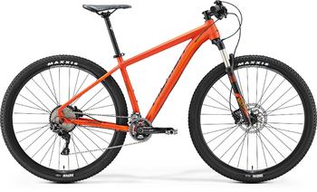 Велосипед MTB Merida Big.Nine XT-edition Matt Red (orange/black) (2017)