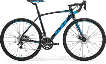 Шоссейный велосипед Merida Cyclo Cross 300 Metallic Black (blue) (2017)