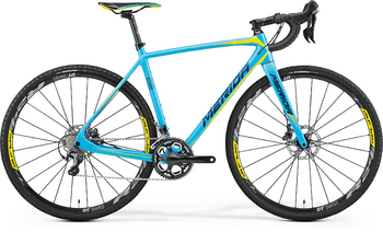 Шоссейный велосипед Merida Cyclo Cross 6000 Shiny Blue (blue/yellow) (2017)
