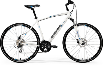 Гибридный велосипед Merida Crossway 20-D White (blue/white) (2017)