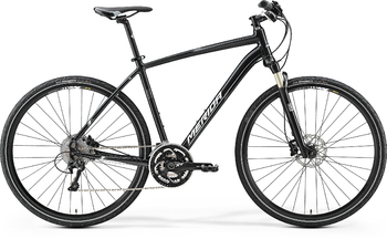 Гибридный велосипед Merida Crossway 900 Black (silver) (2017)