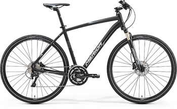 Гибридный велосипед Merida Crossway XT-edition Matt Black (grey/white) (2017)