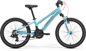 Подростковый велосипед Merida Matts J20 Girl Matt Blue (pink/grey) (2018)