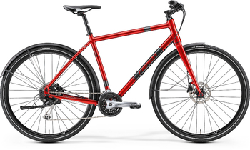 Гибридный велосипед Merida Crossway Urban 100 Dark Red (anthracite) (2017)