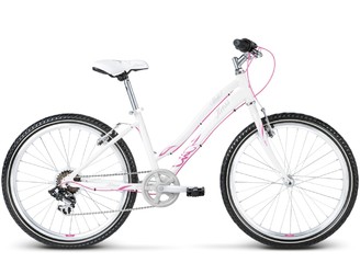 Подростковый велосипед Kross Modo 24 White/Pink glossy (2017)